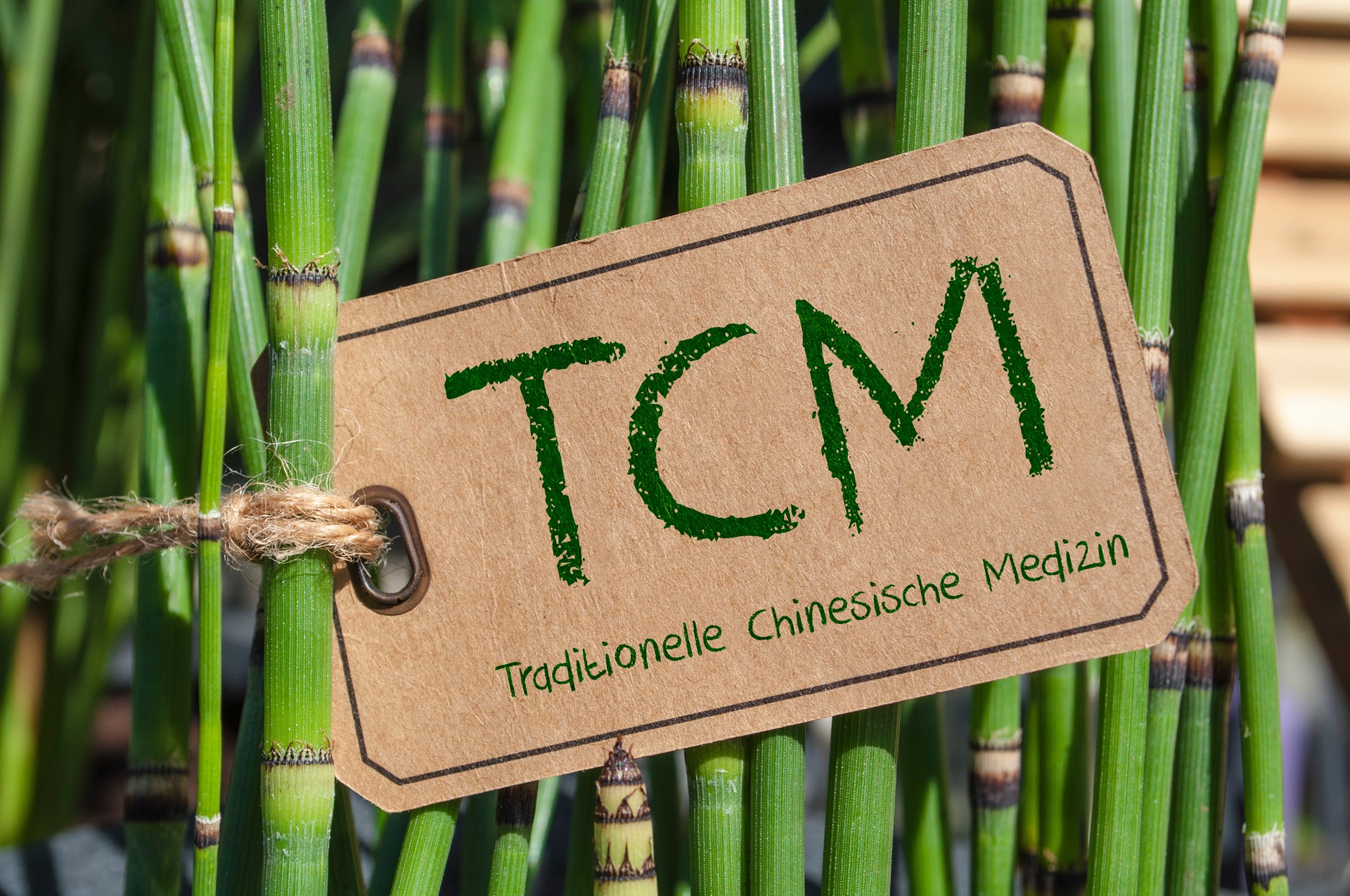 TCM Düsseldorf traditionelles Heilpflanzenetikett