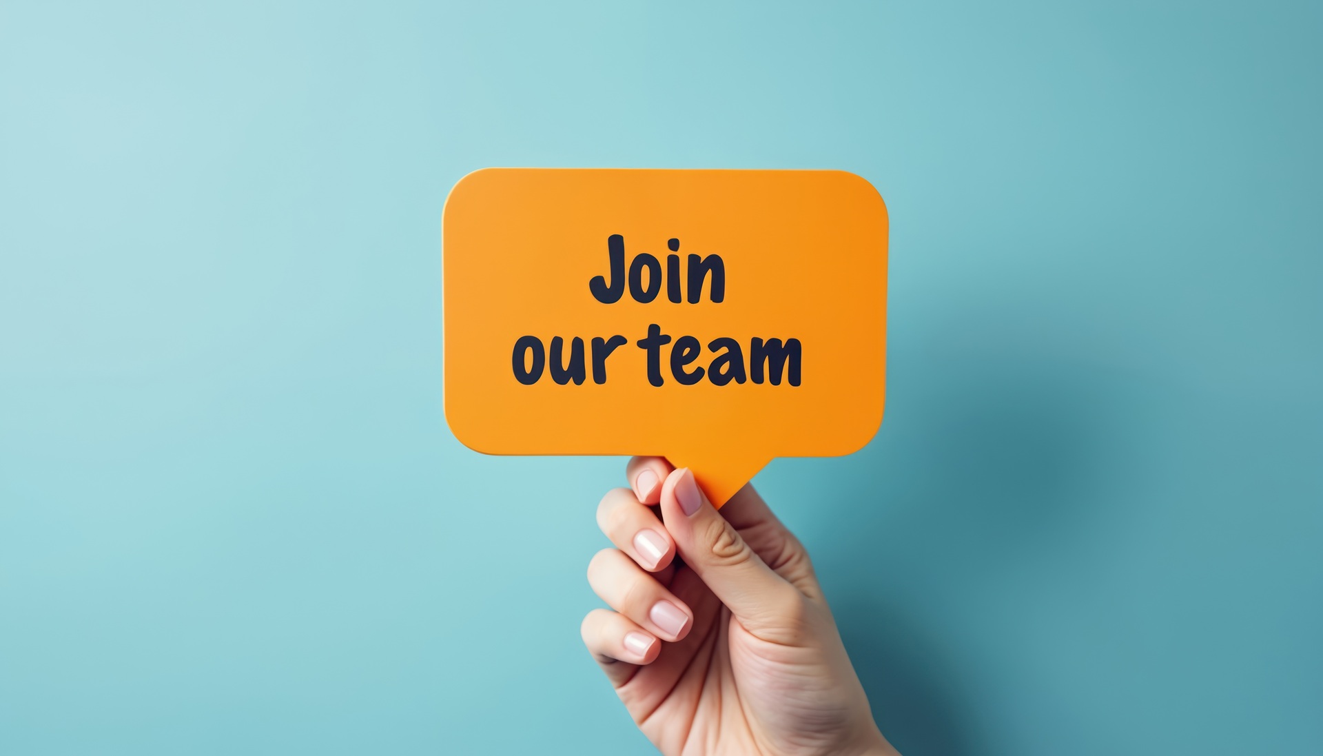 Recruiting-Schild fuer neue Talente | Projektentwickler Windenergie